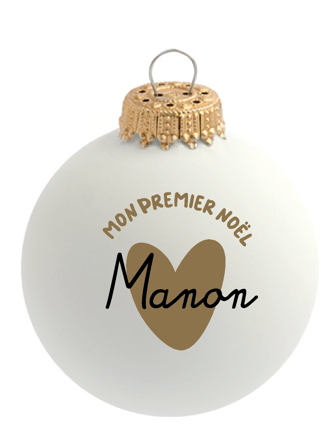 Boule de Noël Mon Premier Noël par Atelier Wagram