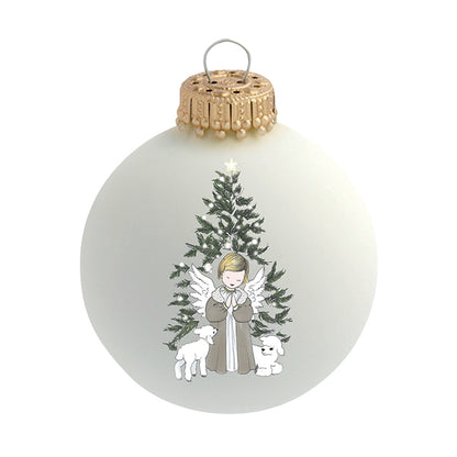 Boule de Noël personnalisée Ange de Noël par Petit Berge®